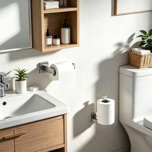 JOPOFI 2 Piece Bathroom Toilet Paper Holder - Image 4
