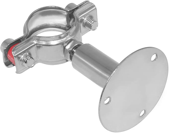 Beduan 1 Inch Stainless Steel Pipe Support Wall Ceiling Mount Pipe Strap Clamp - Image 4