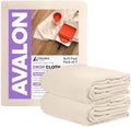 Canvas Drop Cloth for Painting 4x15 feet Pack of 2-8oz Painters Drop Cloths for by Unknown