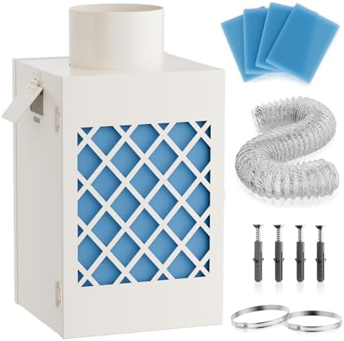 HG Power Metal Indoor Dryer Vent Kit, Dryer Vent Box, Safety Vent Flap - Image 2