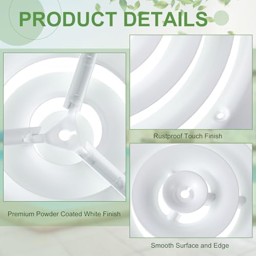Therwen 4 Set 10inch Round Ceiling Diffuser Vent Cover - Image 3