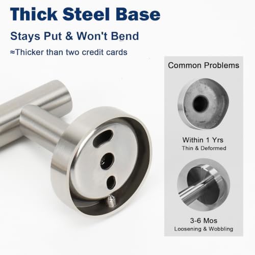 NearMoon Bathroom Toilet Paper Holder, Premium SUS304 Stainless Steel Rustproof - Image 3