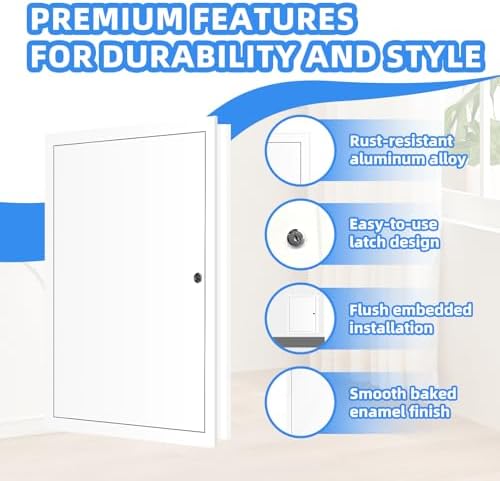 12" x 16" Metal Access Panel, 1MM Thickened Access Panel - Image 3