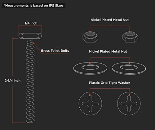 Raven KCDC-36436 Brass Plated Closet Bolts - Image 5