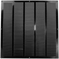 Repa Market Air Vent Cover 20x20 Inch Black Galvanized Steel Louvered Grill by RepaMarket