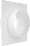 Repa Market 4 Inch Duct Connector Flange – Plastic Round Male Fit Vent Pipe by RepaMarket