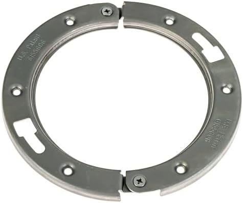 The Clam 2-Piece Toilet Flange Repair Kit, Fits 4" Drain Pipe, Easy Install by CLAM