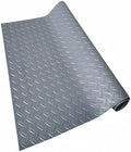 Cuttable PVC Garage Floor Mat Gray 0.9×6m, PVC Garage Flooring Rolls, 1.5mm by Unknown