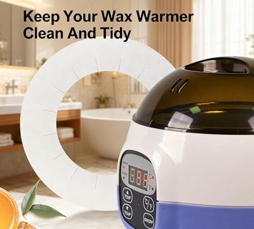 20 Pieces Clean Collars Ring for Wax Warmer, Universal Protective Collars for - Image 4