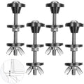 4 Pack Toilet Tank Bolts Replacement Kit, 304 Stainless Steel Toilet Tank to by Unknown