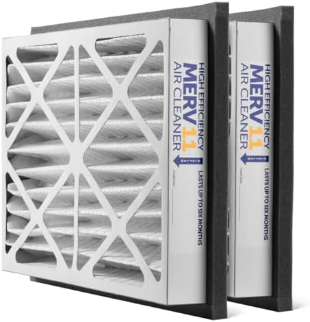 Zephyr 14x25x3 VGF Merv 11 Pleated 3" Air Cleaner Filters. Box of 2 by Unknown
