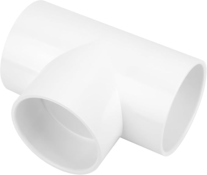 3 Way 4" PVC Tee Pipe Fittings Adapter Furniture Grade SCH40 4 Inch PVC Elbow by Lswteiz