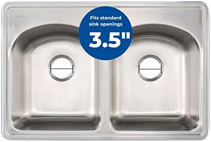 Mr. Scrappy Stainless Steel Universal Garbage Disposal Sink Flange and Stopper - Image 3