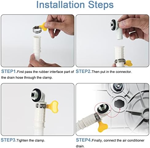 13.2 ft Portable AC Drain Hose, Air Conditioner Drain Hose - Image 4