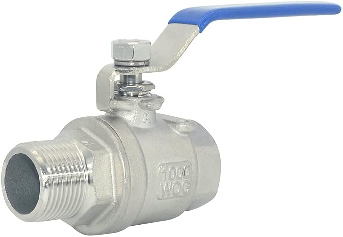 DAN SPEED Full Port Ball Valve Male x Female S304 Stainless Steel Heavy Duty - Image 2