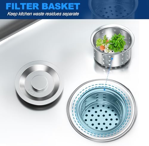 Stainless Steel Utility Sink Freestanding Single Bowl Laundry Sink - Image 4