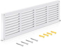 Colingmill 2 Pcs Decorative Return Air Vent Cover 32 x 8.5 x 3/4 Inch White MDF by Colingmill