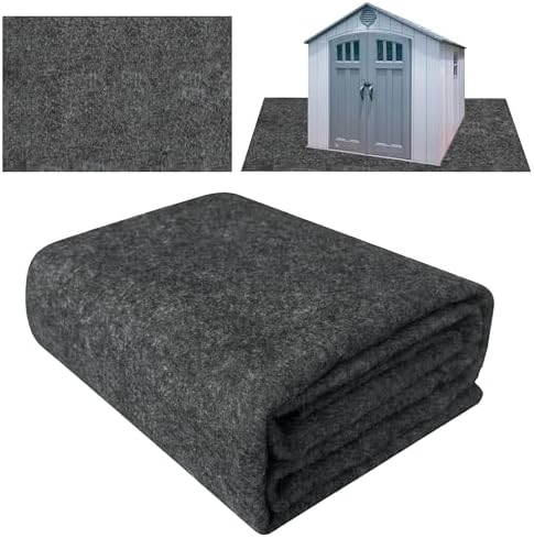 Ogrmar 6 x 4 FT Outdoor Storage Shed Mat Waterproof Tent Floor Mat Gray by Ogrmar