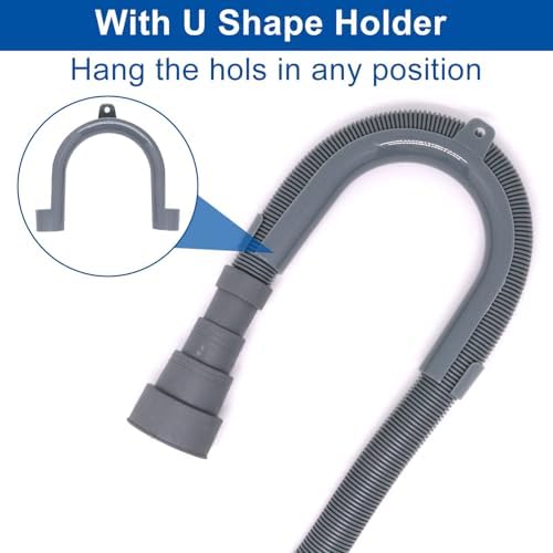 3.3ft Washing Machine Drain Tubing Extension, Corrugated Drain Pipe Univerdal - Image 5