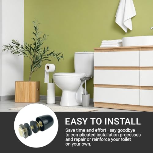 2 Pack Toilet Bolts for Floor, Toilet Flange Repair Kit Heavy Duty Toilets - Image 6