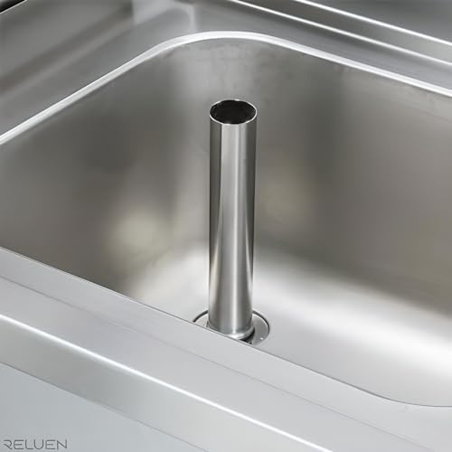 OCS Parts 2-Pack Nickel Plated Brass Bar Sink Overflow Pipes - Image 7