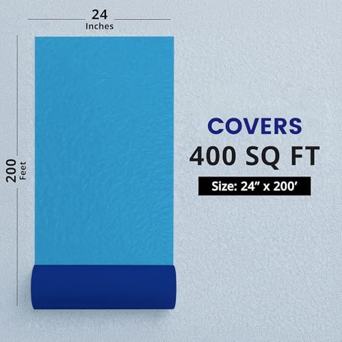 TAPEBEAR Floor Protection Film 24" x 200' Floor Cover 400 Sq.Ft - Image 2