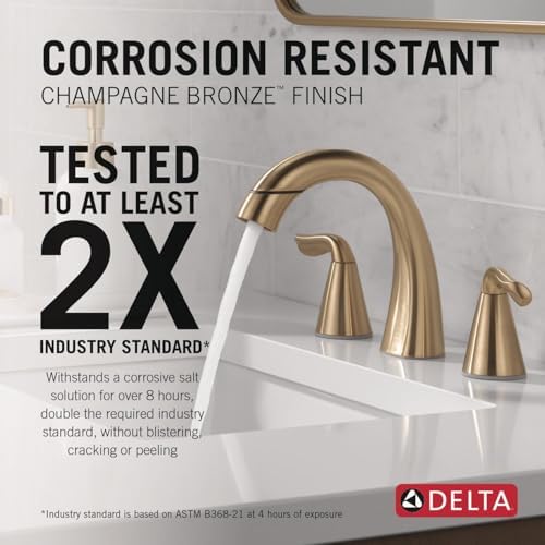 Delta Arvo Brushed Gold Bathroom Faucet - Image 4