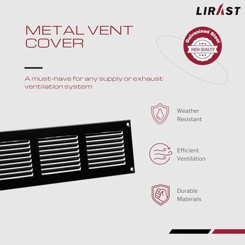 18x2 Vent Cover with Built-in Screen - Image 2