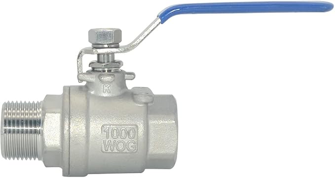 DAN SPEED Full Port Ball Valve Male x Female S304 Stainless Steel Heavy Duty - Image 3