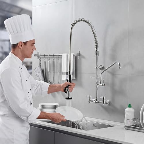 CENOSA 36" Commercial Sink Faucet Wall Mount - Image 2