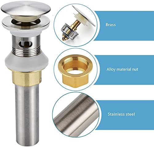 Rockgoya Bathroom Sink Drain, Drain Stopper Bathroom Sink - Image 3