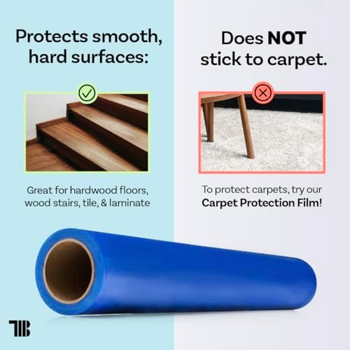 Floor Protection Film, Made in USA, Painting and Construction, Temporary - Image 2