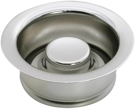 Westbrass D2089-05 4-1/4" Kitchen Sink Waste Disposal Drain Flange and Stopper by Westbrass