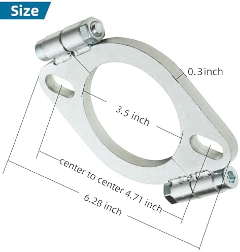 3-1/2 inch Split Flange Repair Kit, 2 Pack - Image 2