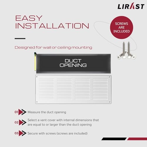 14x4 Vent Cover with Built-in Screen - Image 5