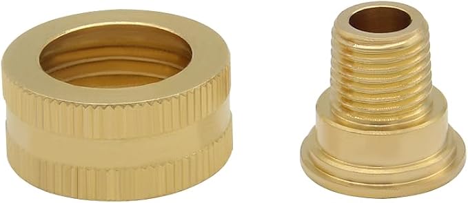 Hooshing 3PCS Garden Hose Adapter 1/4" NPT Male to 3/4" GHT Female Thread | - Image 4