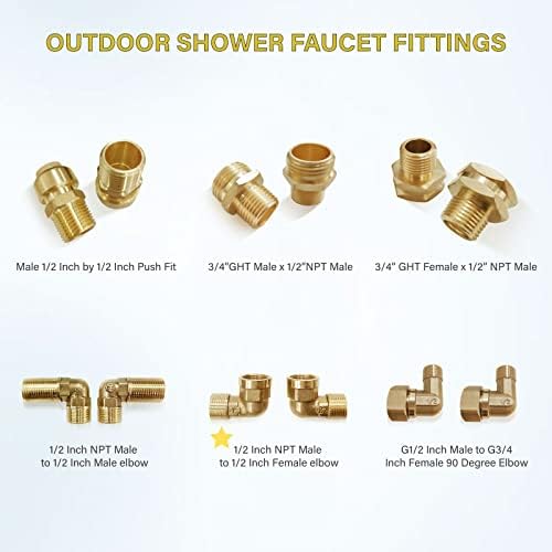 1/2 Inch NPT Male to 1/2 Inch Female 90°Elbow 2pcs - Image 7