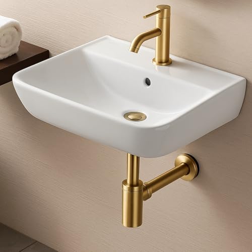 Bathroom Basin Sink Bottle Trap, Brushed Gold 304 Stainless Steel G1-1/4 Inch - Image 3