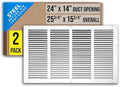 Fits 24x14 Duct Opening | Steel Return Air Grille by Handua | Vent Cover Grill by Handua
