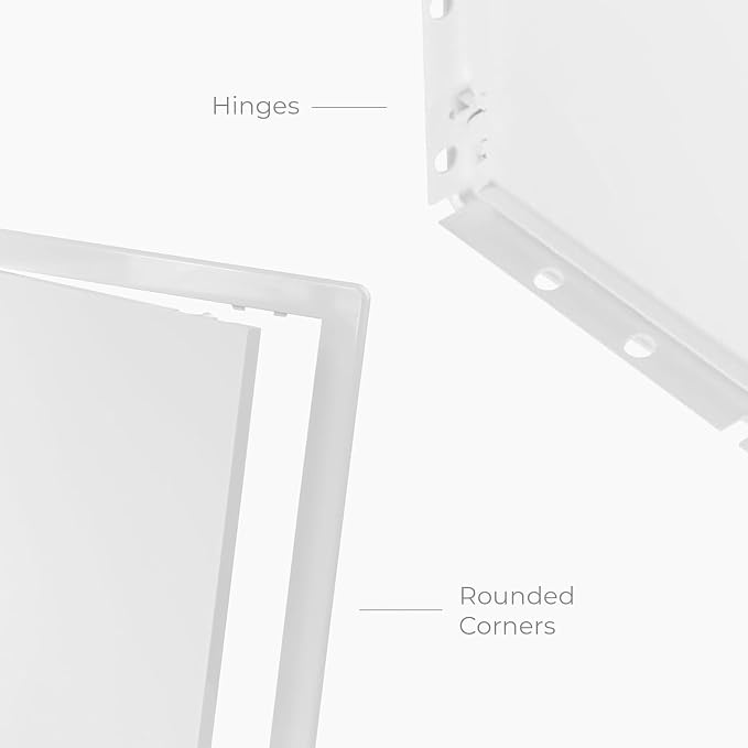 12x16 Inch White Access Panel for Drywall – ABS Plastic Square Wall, Ceiling - Image 5
