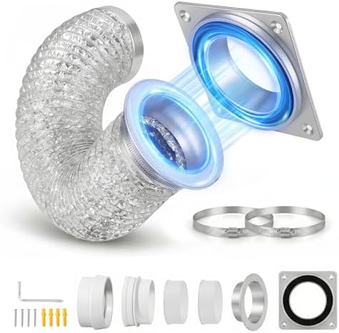 Roylvan Magnetic Dryer Vent Coupling, DV180 Airtight Seal Magnetic Dryer Vent by Roylvan