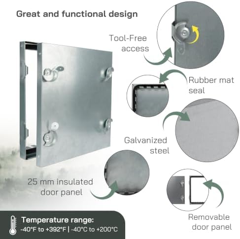 Vent Systems 12 x 12 Inch Access Door - Image 3