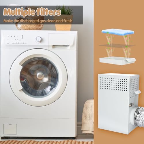 Metal Indoor Dryer Vent Kit, L-shape Design, Fits all 4" Dryer Ducts - Image 6