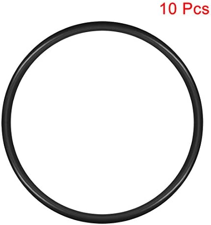 uxcell 10pcs 47x43x2mm Nitrile Rubber O-Rings Metric Sealing Gasket - Image 2