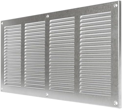 Repa Market Air Vent Cover 16x8 Inch Galvanized Steel Louvered Grill Cover - Image 7