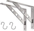 YUMORE 10 Inch Shelf Bracket, Heavy Duty L Bracket by YUMORE