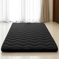 SCHNAUZER HOME Japanese Floor Mattress Futon Mattress Full 3.5" Thick Black by SchnauzerHome