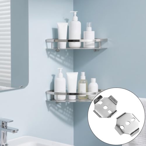 2pcs Towel Bar Replacement Parts, 39x39mm Stainless Steel Square Buckle Wall - Image 4