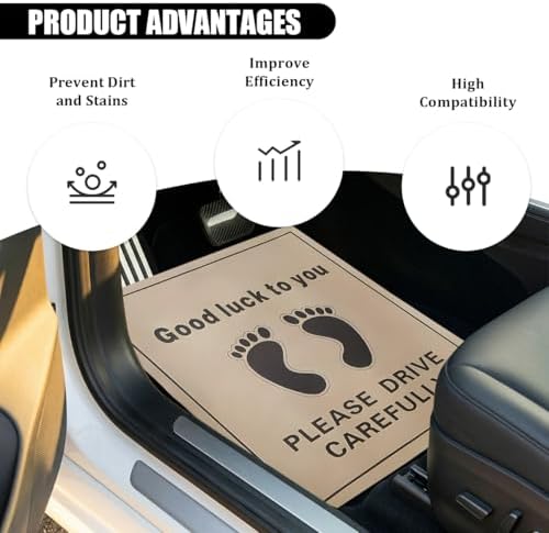 50PCS 16 x 20 Car Paper Floor Mat, Disposable Kraft Paper Vehicle Floor Foot - Image 4