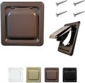 NO-PEST VENT Dual Door Dryer Vent Cover 4 Inch Outdoor, Made in USA, Highest by No-PestVent